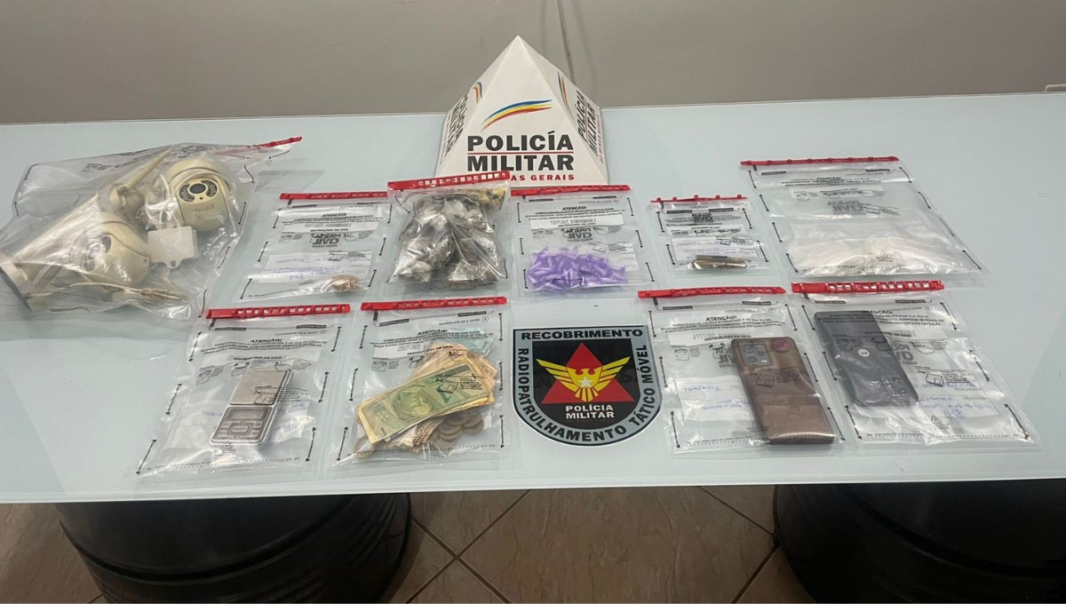 Casal é preso por tráfico após esconder drogas na casa da avó em Mathias Lobato