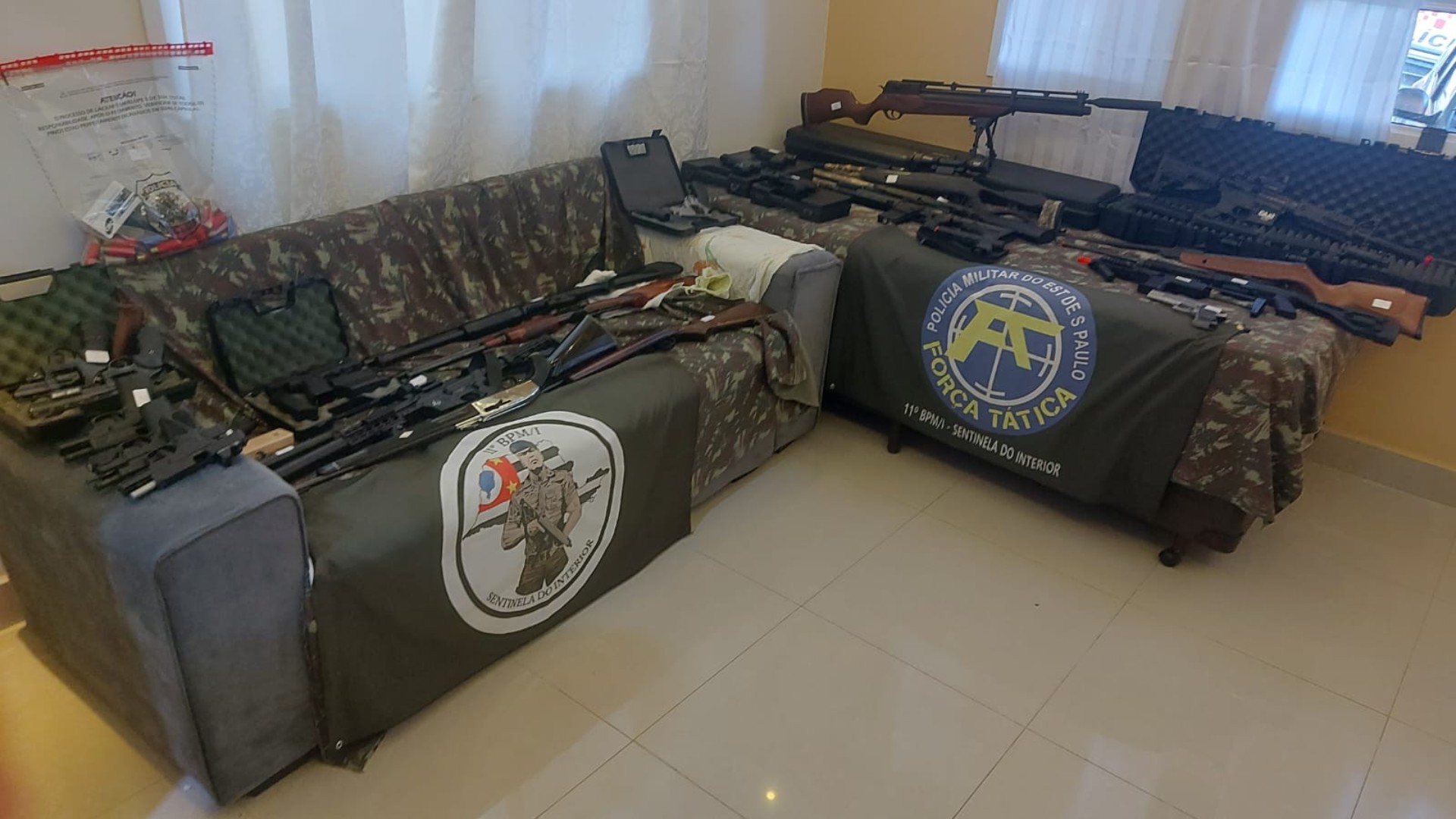 Polícia apreende arsenal em Jundiaí durante operação de combate ao comércio ilegal de armas de fogo