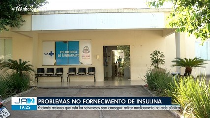Pacientes alegam problemas no fornecimento de insulina em Palmas