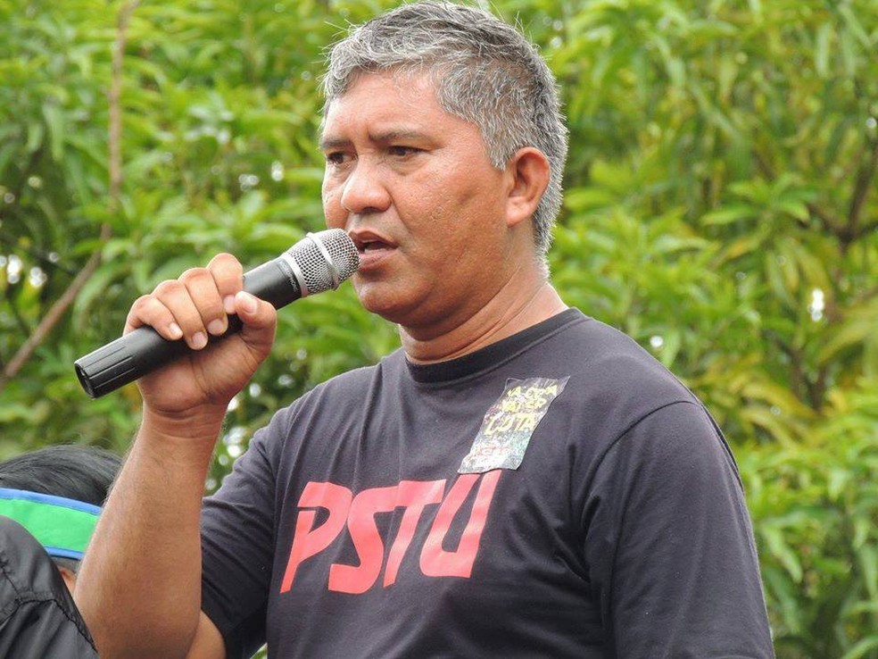 Gilberto Vasconcelos é candidato pelo PSTU. — Foto: Reprodução/Facebook