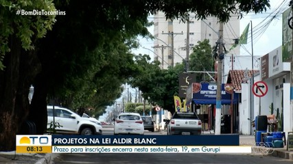 Inscrições na lei Aldir Blanc terminam nesta sexta-feira (19), em Gurupi