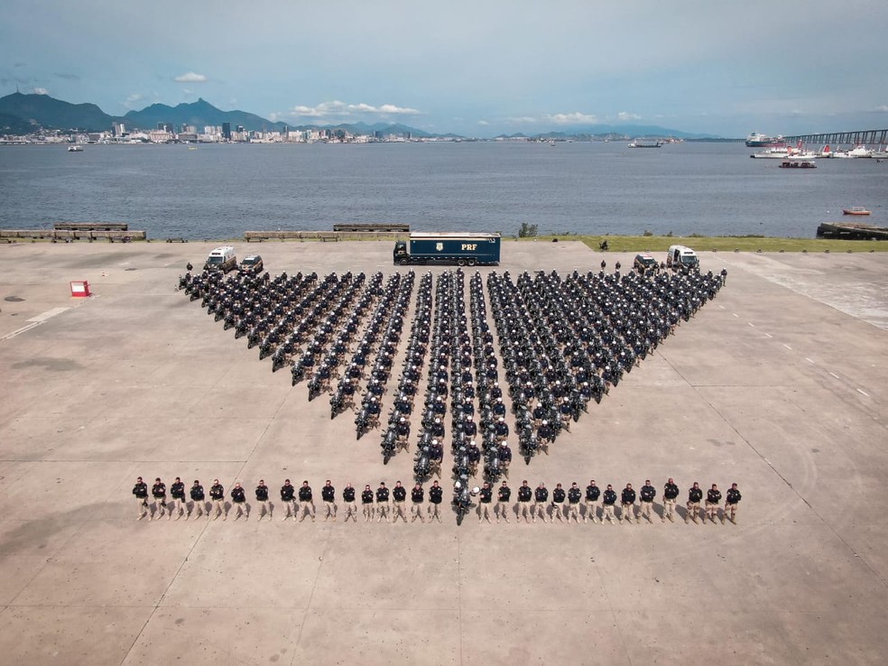 PRF apresenta efetivo para o G20 — Foto: Divulgação