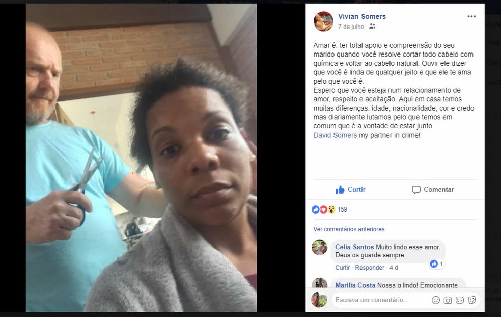 Homem corta cabelo hotsell da esposa