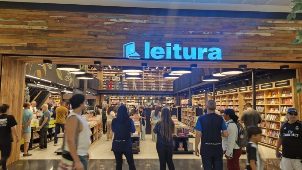 Foto da Livraria Leitura no Shopping Park Sul, em Volta Redonda (RJ). — Foto: Divulgação