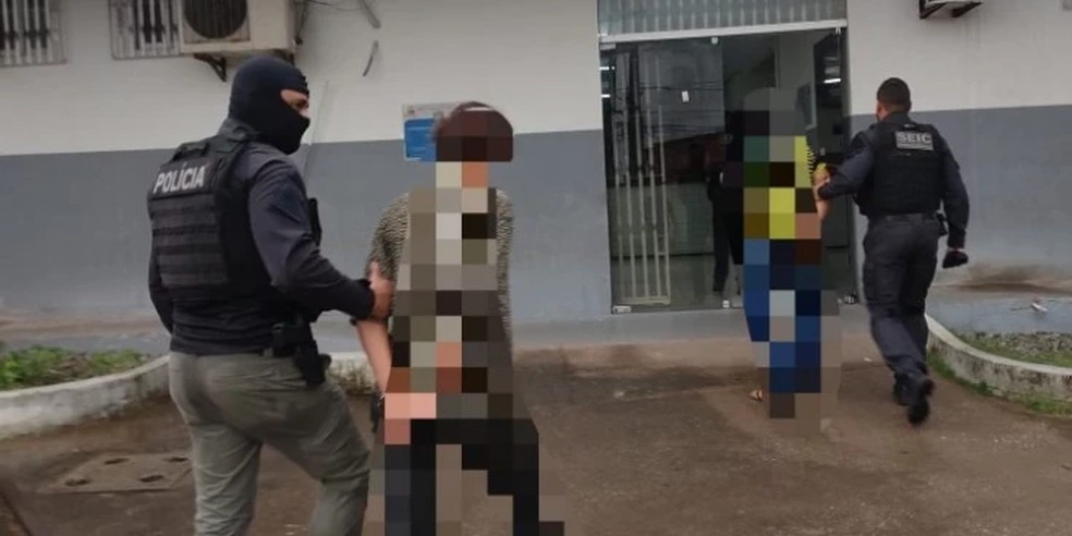 Polícia prende casal suspeito de envolvimento com facção criminosa na Vila Conceição, em São Luís — Foto: Divulgação/ Polícia Civil