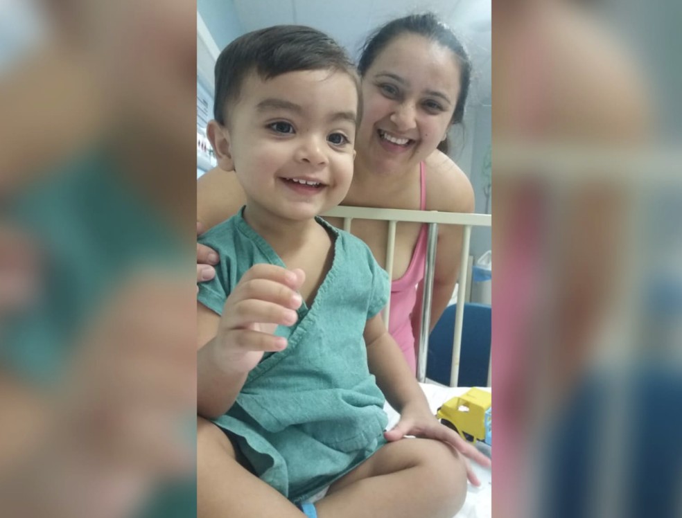 Anthony Gabriel Zeferino Ribeiro recebeu na veia um remédio que deveria ter sido utilizado por meio de soro e inalado. — Foto: Reprodução/TV Verdes Mares