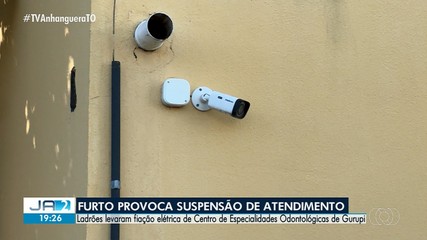 Furto provoca suspensão de atendimento em Gurupi