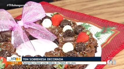Confeiteira ensina a fazer brownie para o Natal