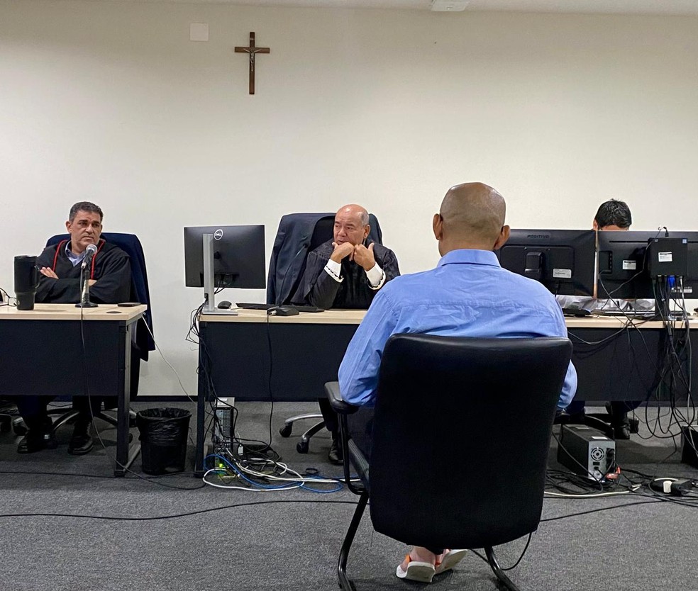 Renato Alves Teixeira foi condenado por tentativa de homicídio, com as qualificadoras de motivo torpe e uso de recurso que dificultou a defesa da vítima. — Foto: Divulgação/Núcleo Asscom Fórum
