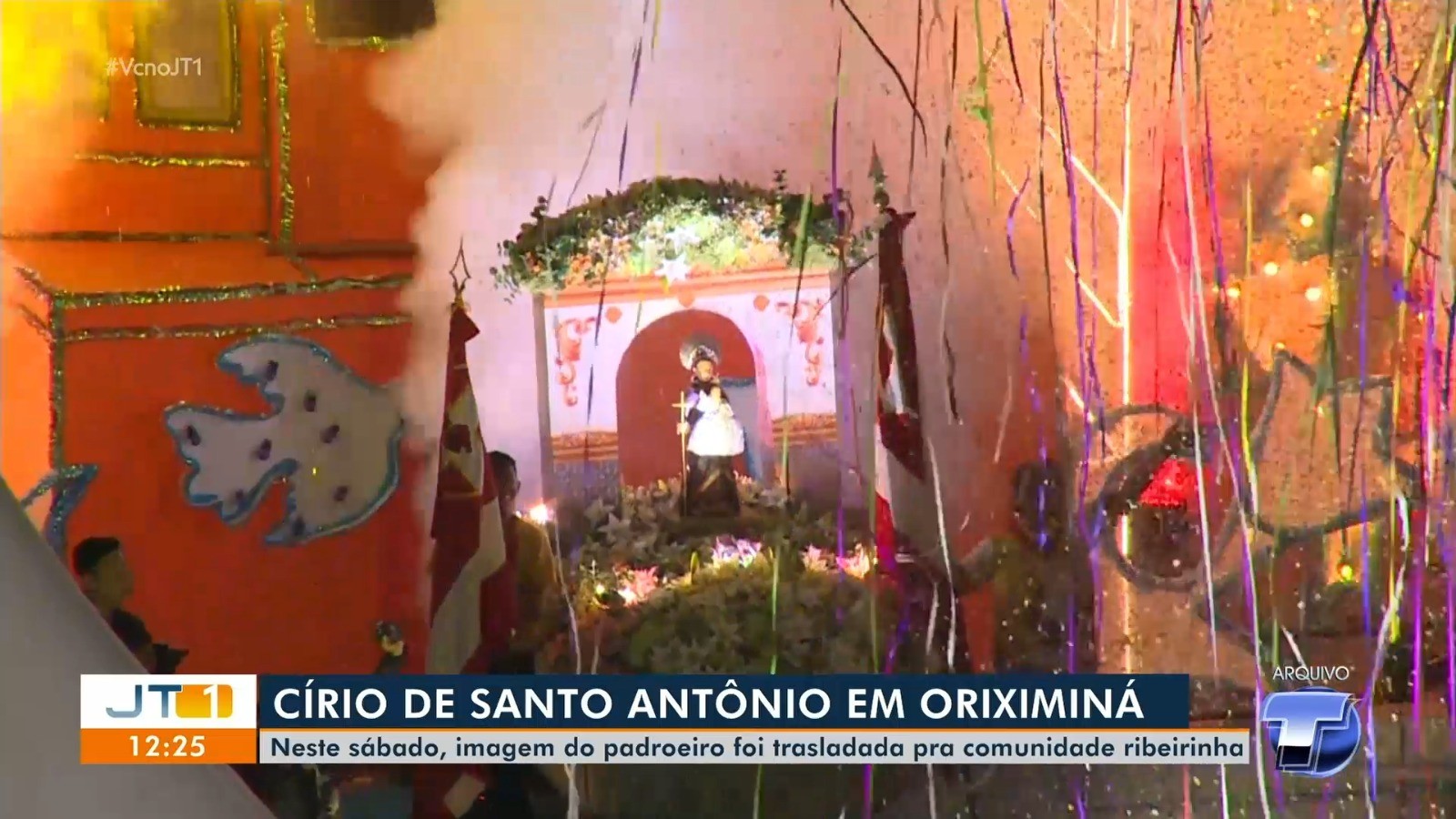 Trasladação marca o início do Círio de Santo Antônio em Oriximiná