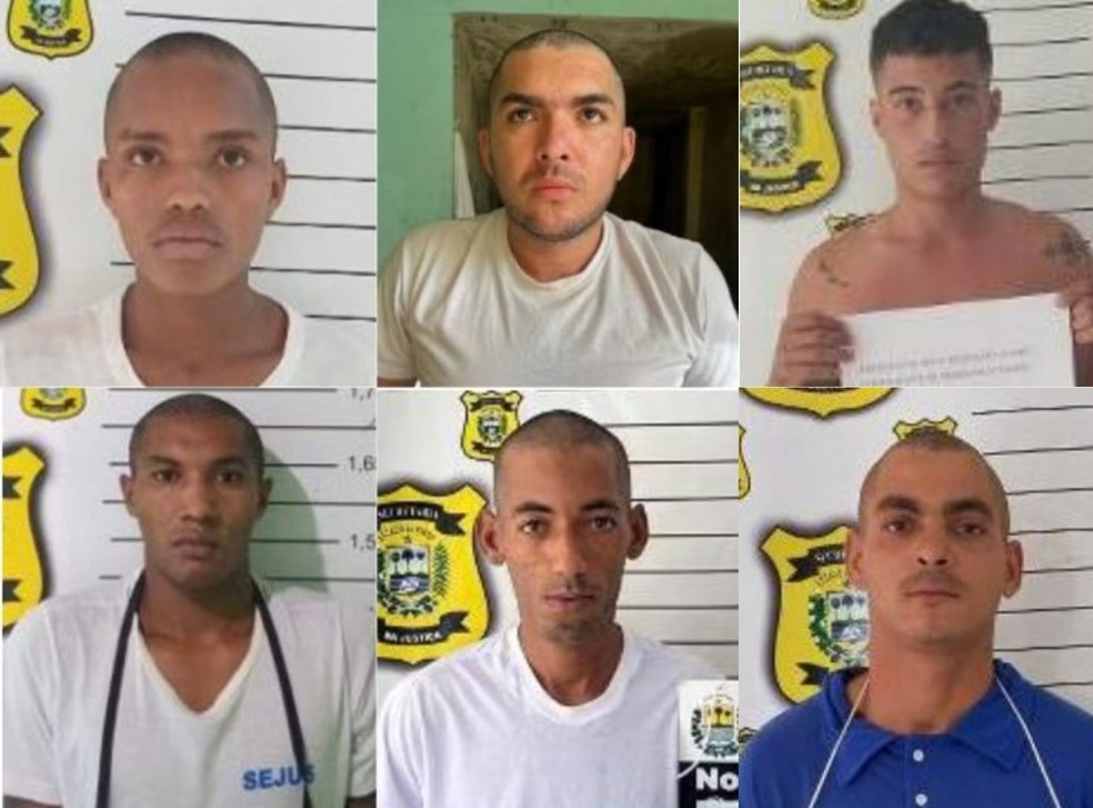 Fuga na penitenciária de Bom Jesus (PI): mais dois são recapturados e 11 continuam foragidos — Foto: Sejus/ Divulgação