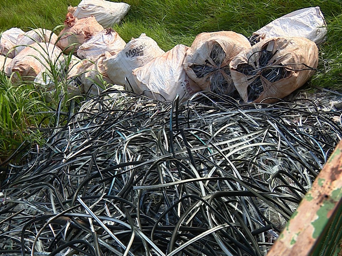 Polícia Civil apreende 40 toneladas de fios de cobre furtados e prende dois homens em Campinas