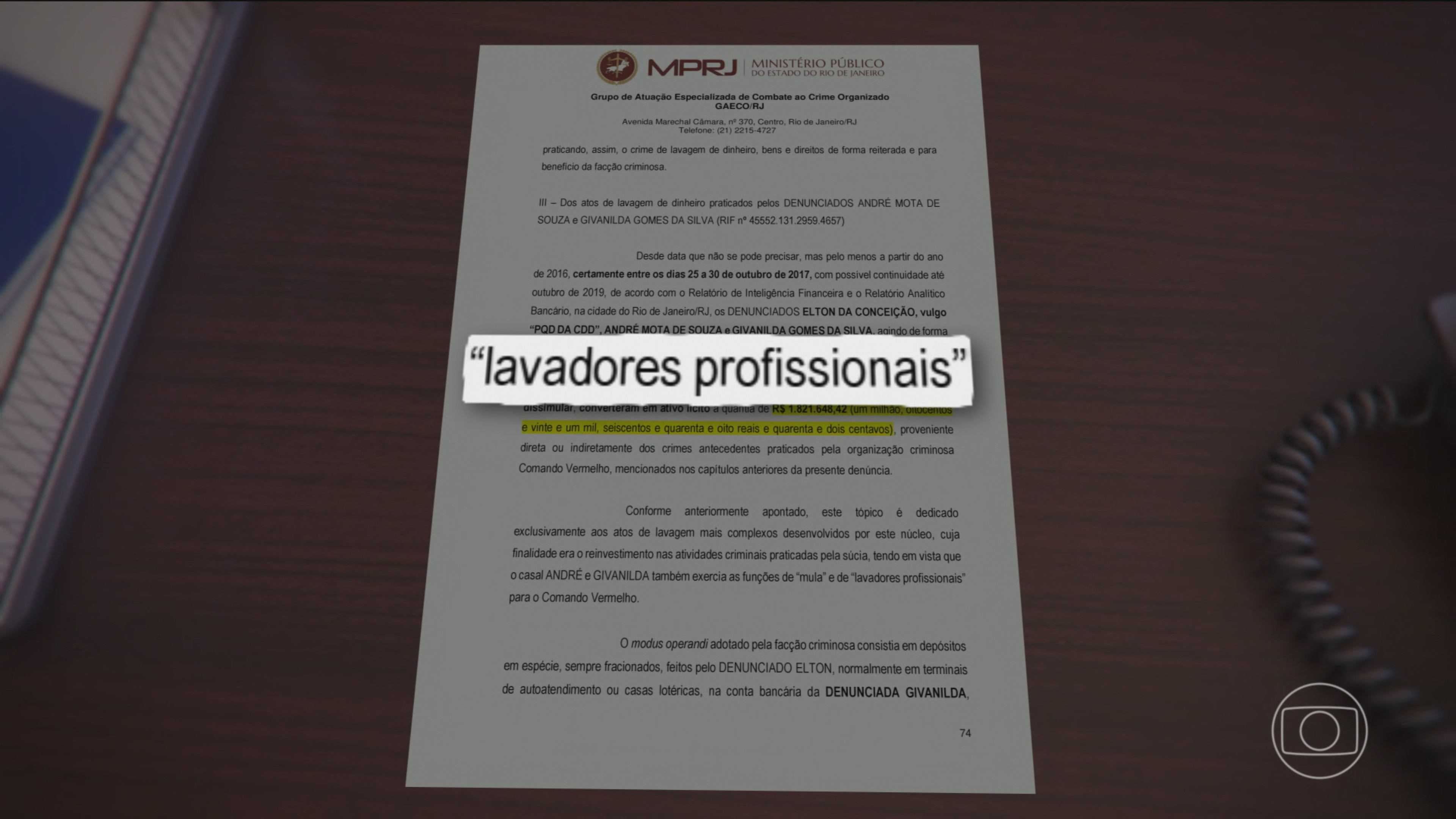 Operação policial no Rio prende parentes de traficantes acusados de emprestar conta bancária para o Comando Vermelho