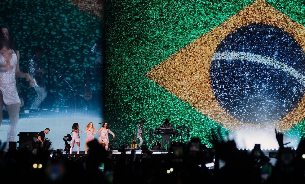 Shakira se apresenta no estádio Morumbis, em São Paulo — Foto: Divulgação/Live Nation