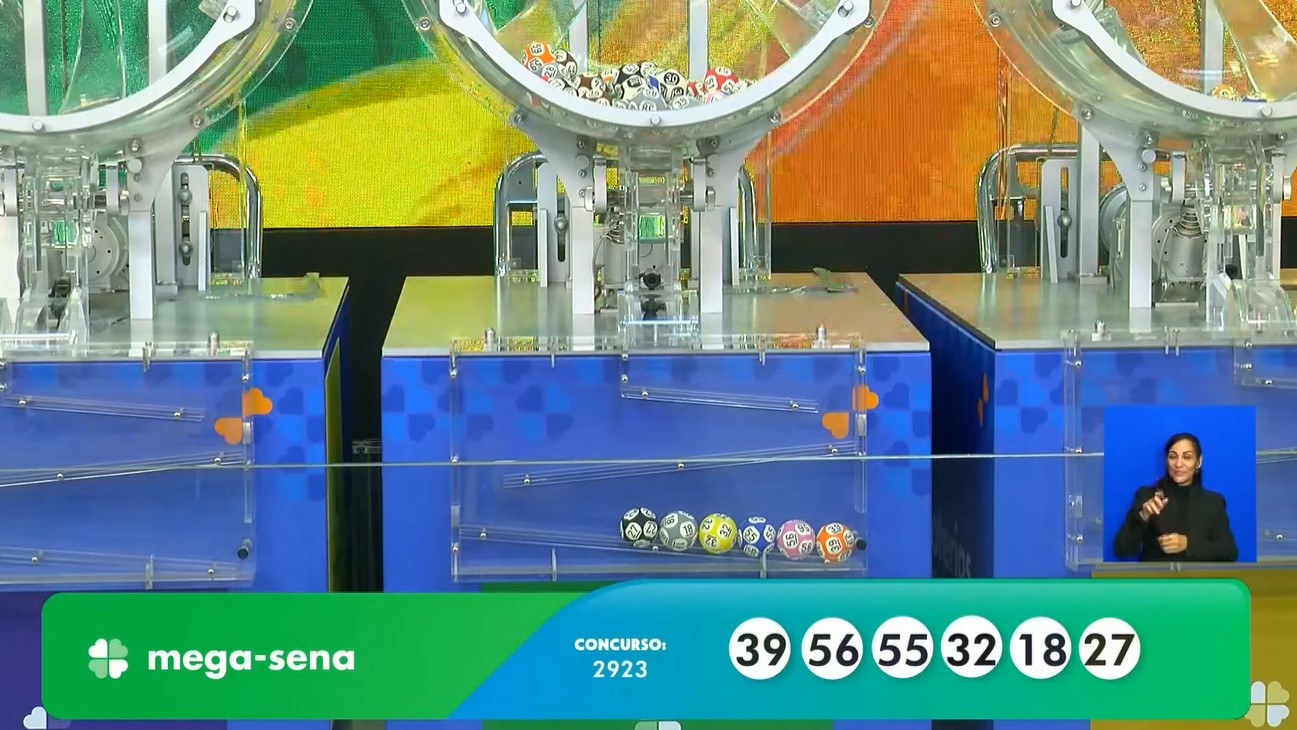 Mega-Sena, concurso 2923: prêmio acumula e vai a R$ 20 milhões