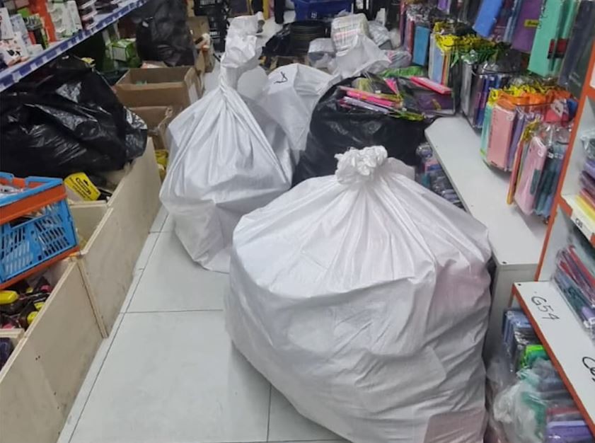 Operação apreende mais de uma tonelada de produtos falsificados no Centro de João Pessoa