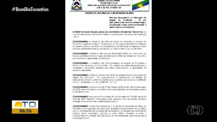 Município de Lagoa da Confusão decreta emergência devido as queimadas