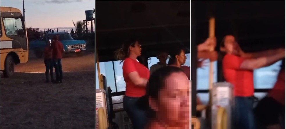 Prefeita do Piauí é agredida por homem diante de crianças e tem unha arrancada — Foto: Reprodução