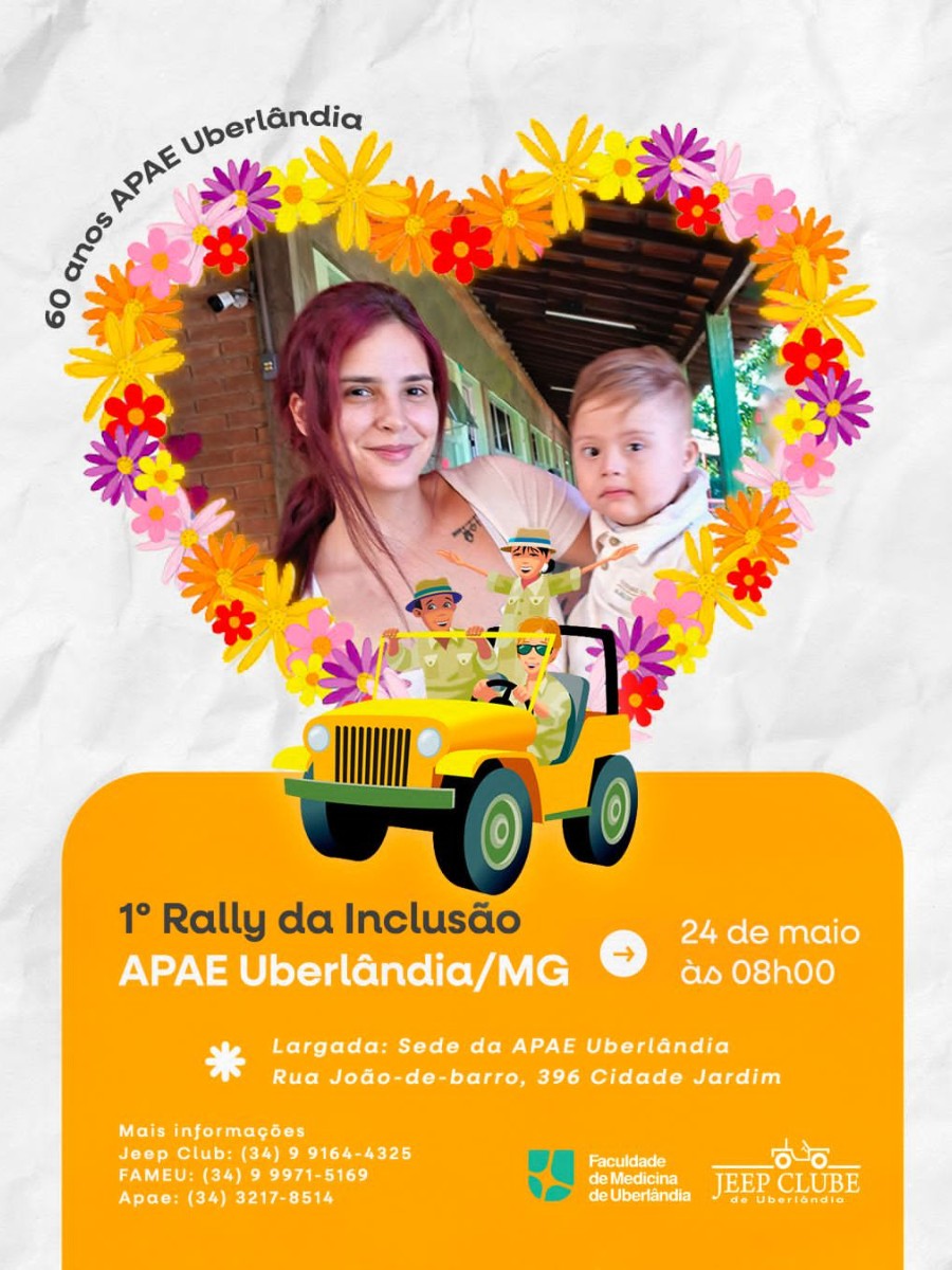 Alunos da FAMEU promovem 1º Rally da Inclusão com Apae e Jeep Clube