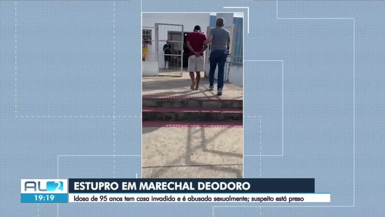 Suspeito de estuprar idosa de 95 anos em Marechal Deodoro é preso 
