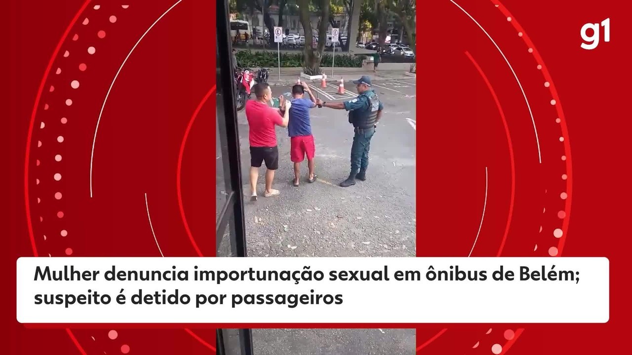Mulher denuncia importunação sexual dentro de ônibus em Belém; suspeito é entregue à polícia por passageiros