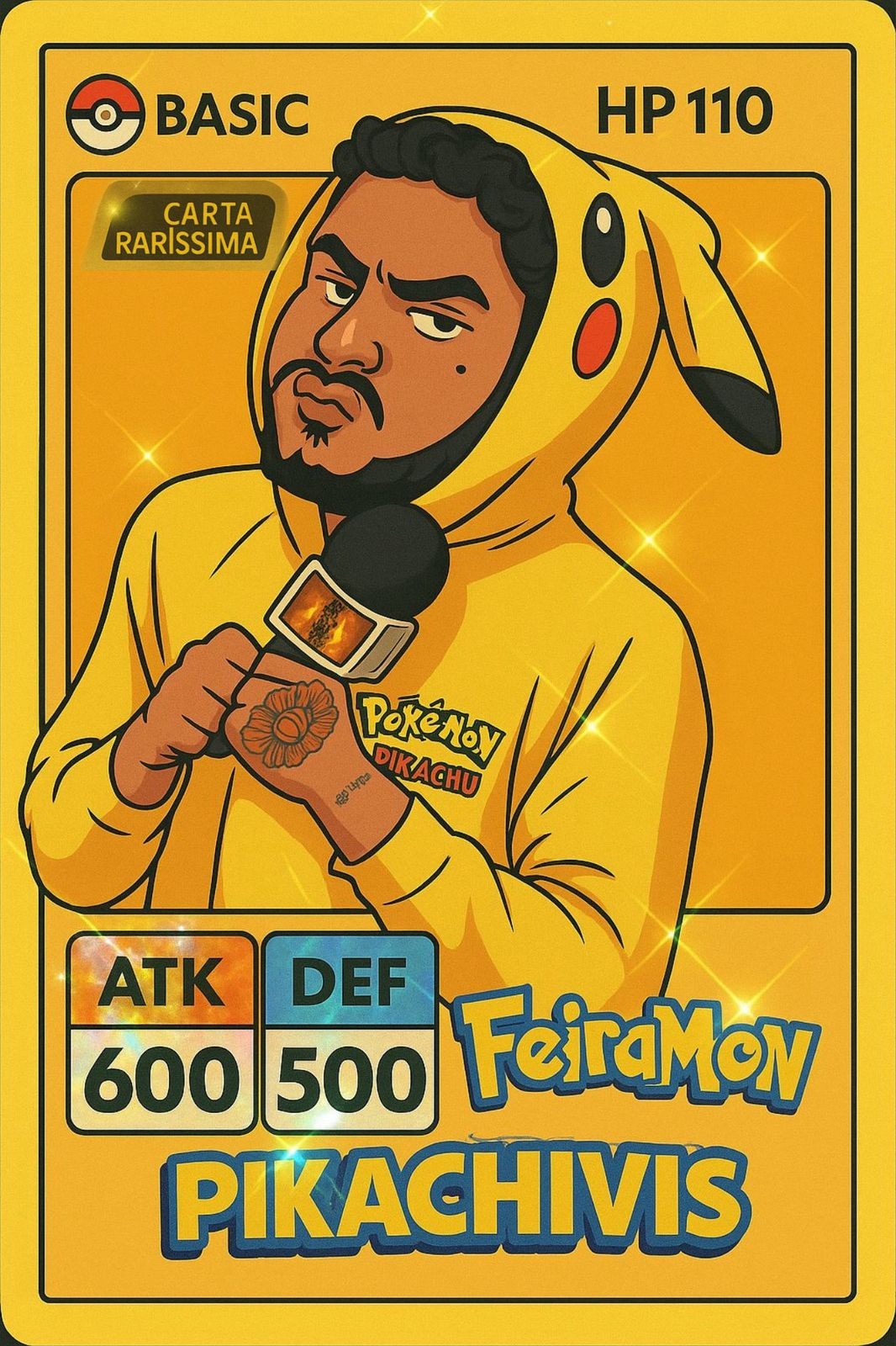 Наклейка из альбома «Feiramon». — Фото: Disclosure / Feiramon