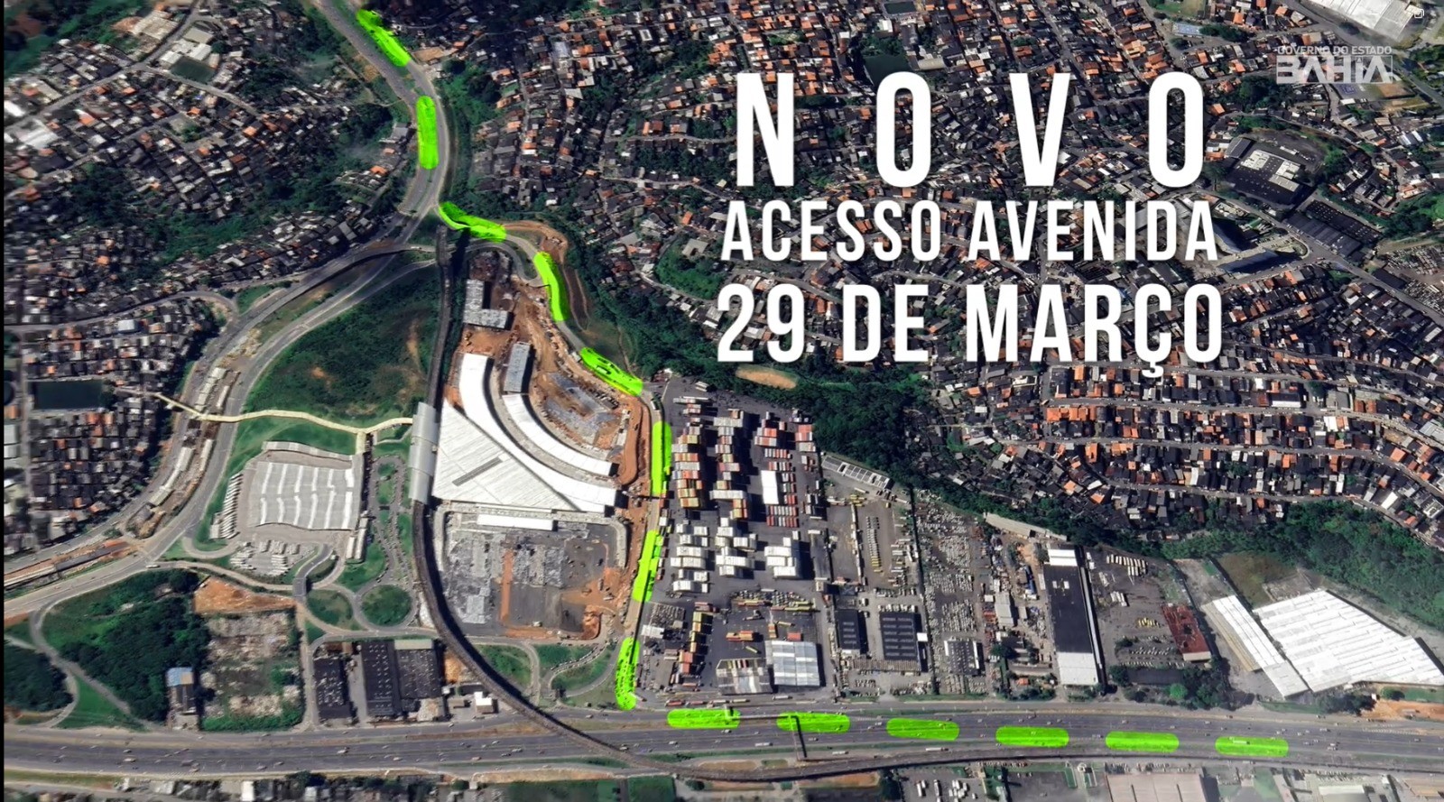 Nova rota de acesso da BR-324 à Avenida 29 de Março é liberada em Salvador