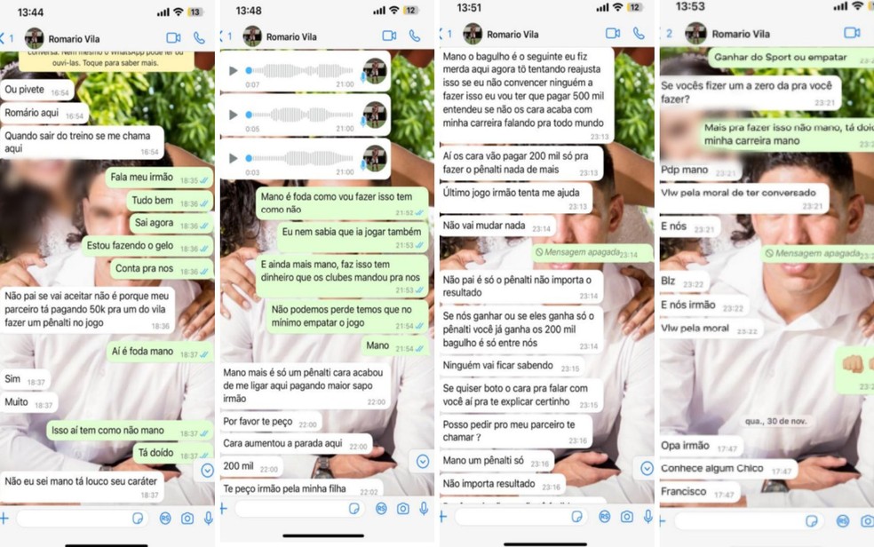Ex-jogador Romário ofereceu dinheiro para o meia Van Basty cometer um pênalti, segundo o Ministério Público de Goiás — Foto: Reprodução/MPGO