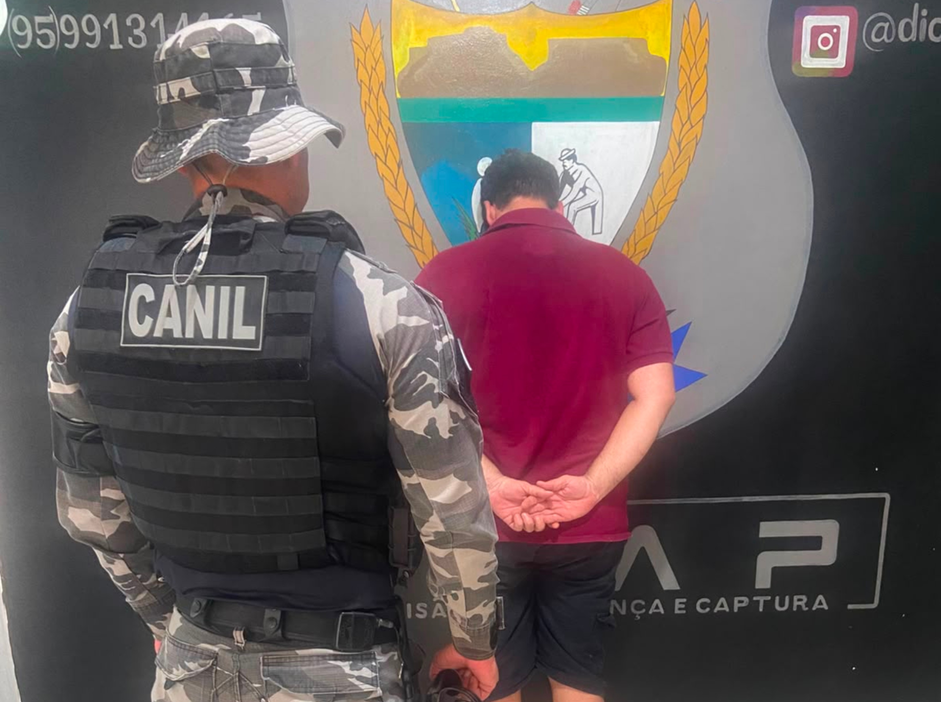 Homem que deveria estar em prisão domiciliar é flagrado na rua e levado à delegacia em Boa Vista