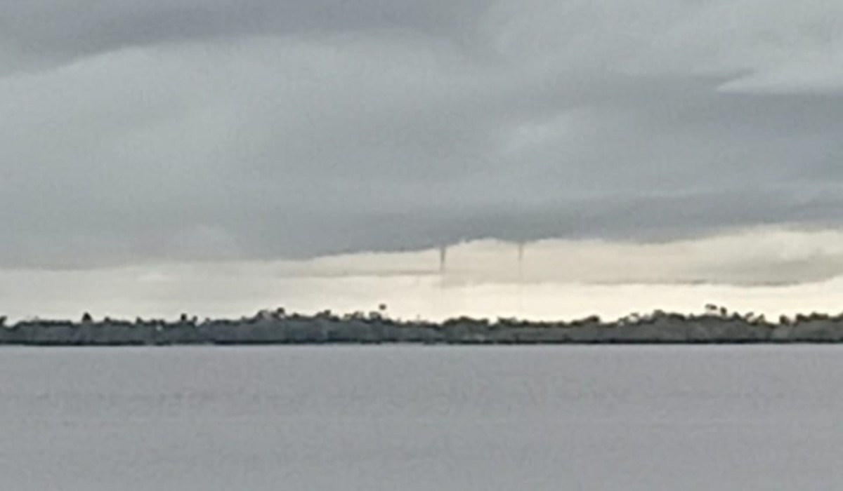 VÍDEO: Moradores registram duas trombas d’água em Silves, no interior do Amazonas
