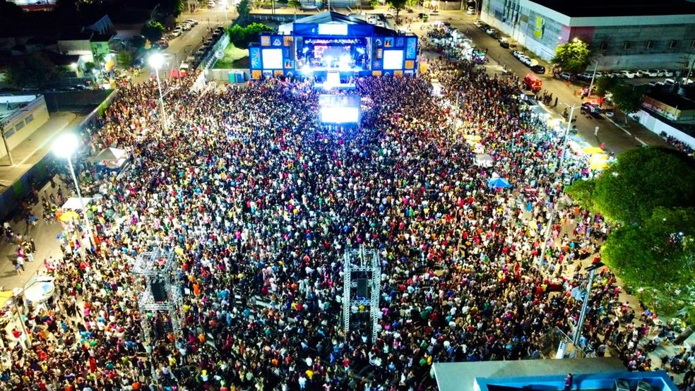 Evento reuniu 70 mil pessoas em Mossoró, segundo a prefeitura — Foto: João Batista Freitas/Prefeitura de Mossoró/Divulgação