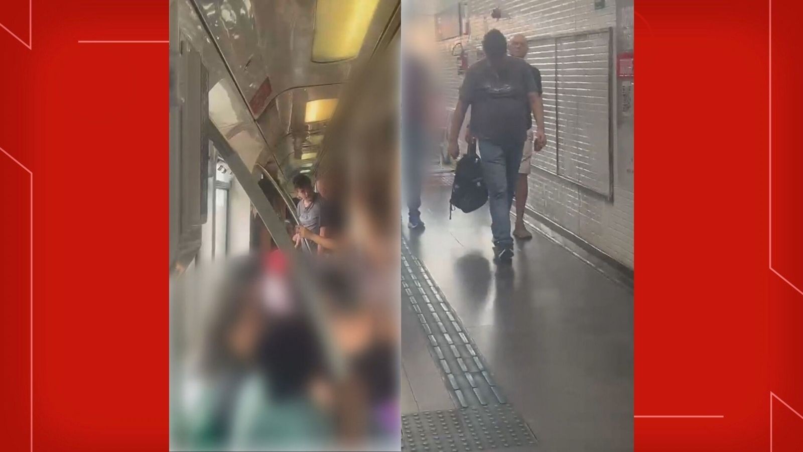 Suspeita de importunação sexual é registrada no metrô do DF
