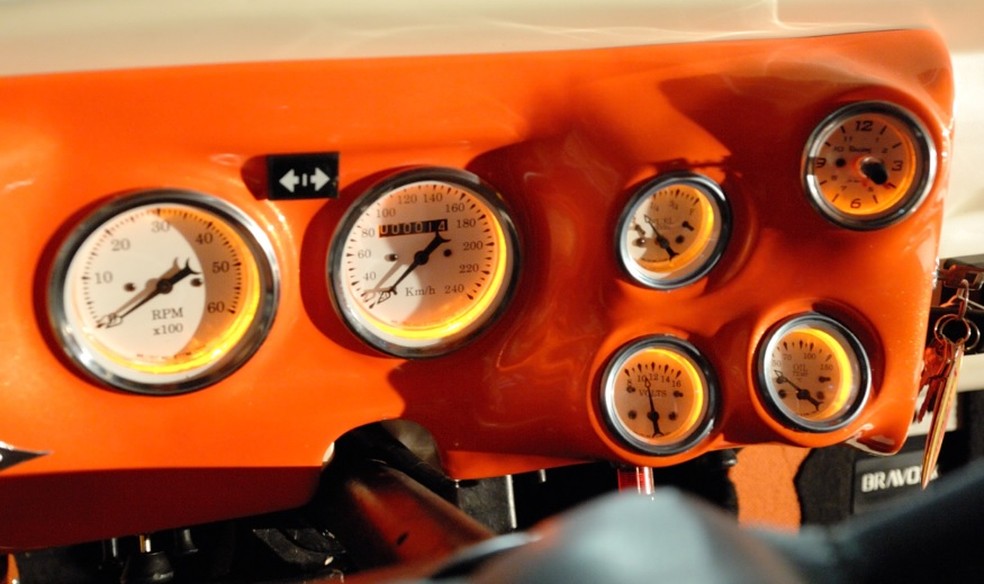 Carro foi reformado no 'Lata Velha', em 2012 — Foto: Reprodução/TV Globo