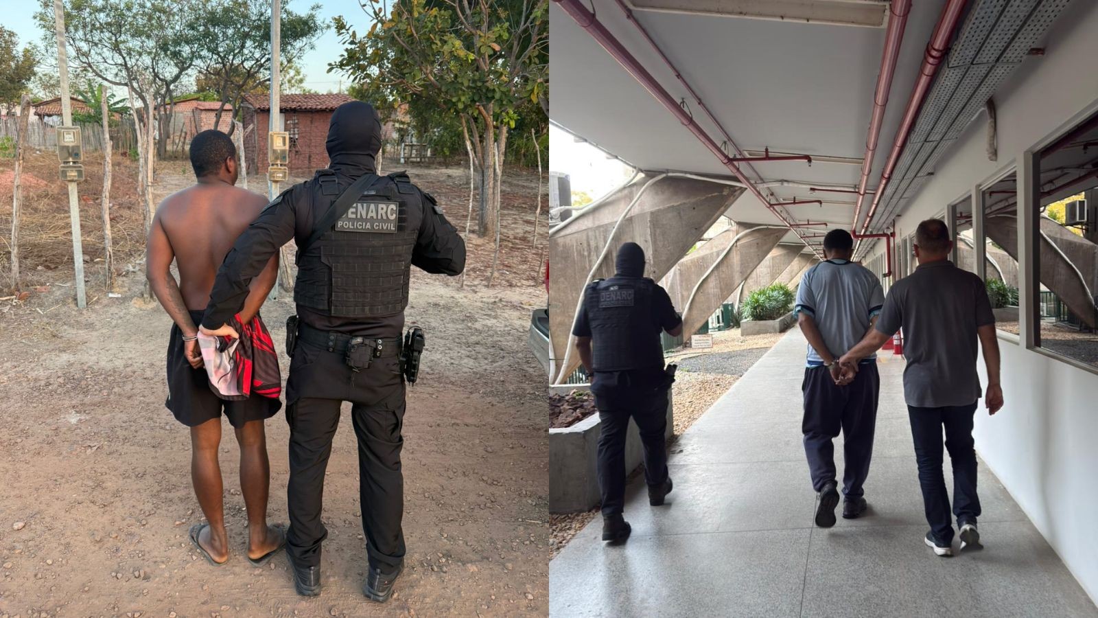 Suspeitos de tráfico e ligação com facção são presos em operação em Teresina e Timon