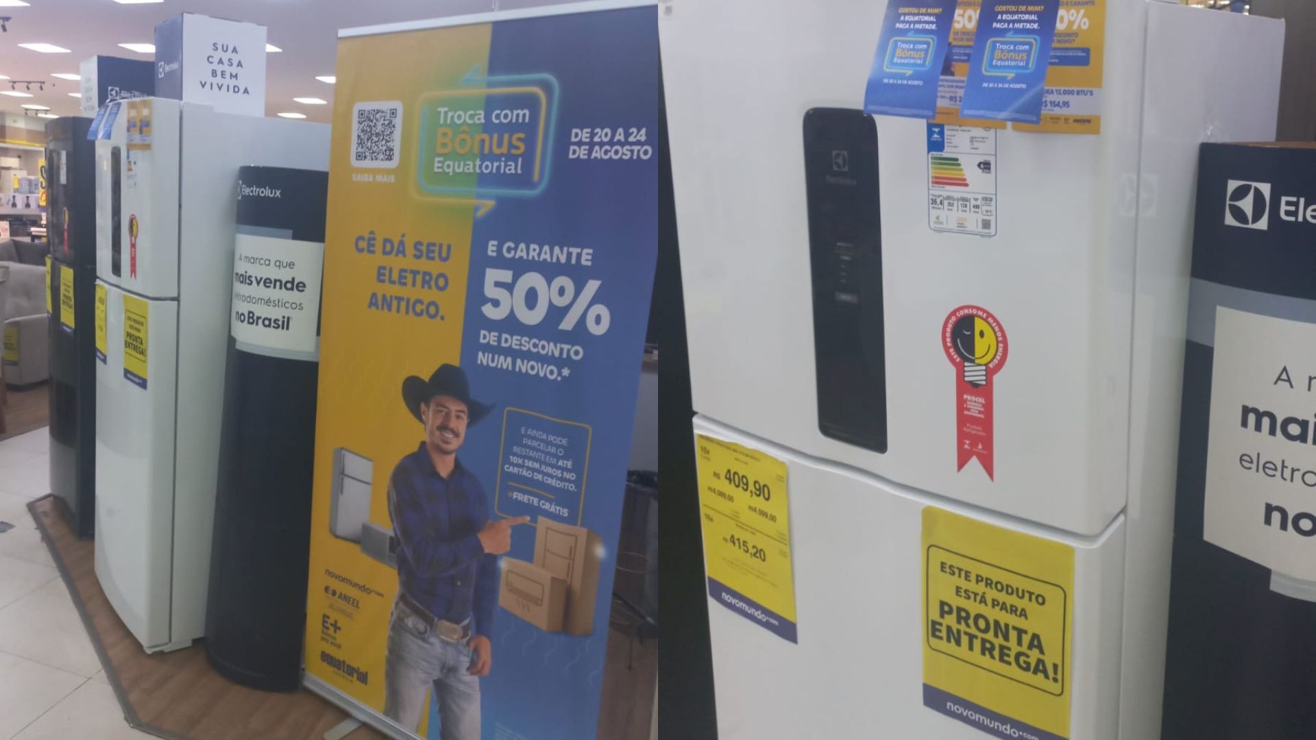 Geladeiras por 50% do preço: saiba como participar de campanha da Equatorial