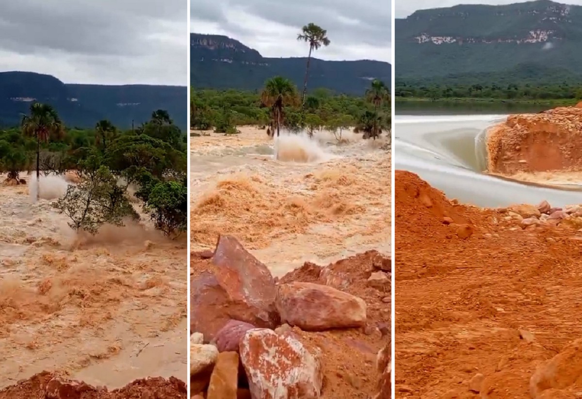 Barragem rompe e causa alagamento na zona rural de Ponte Alta do Tocantins