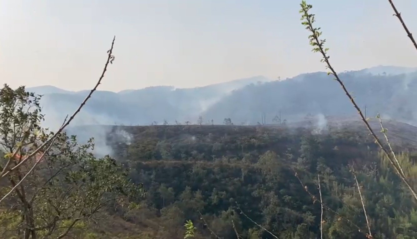 Após 10h, incêndio no Jardim ecológico Uaná Etê, em Paulo de Frontin, é extinto