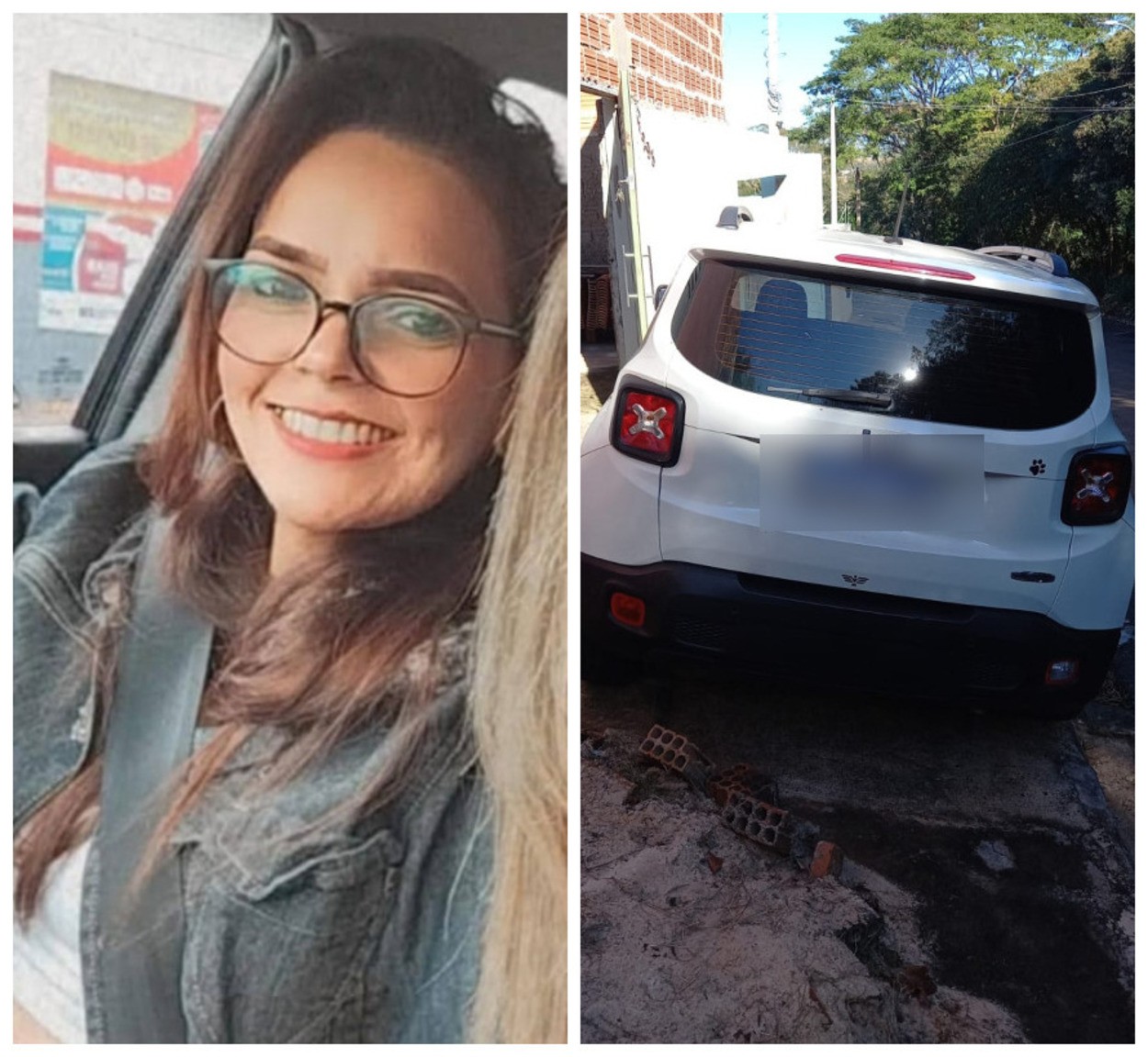 Enfermeira desaparece e famÃlia faz buscas no interior de SP; carro foi visto perto de área de mata