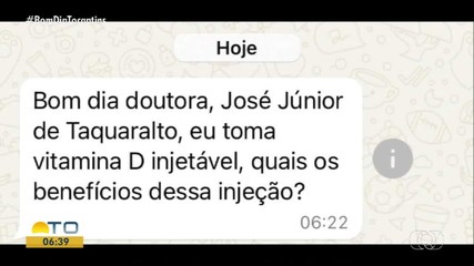 Telespectadores tiram dúvidas sobre a vitamina D no Bom Dia Responde
