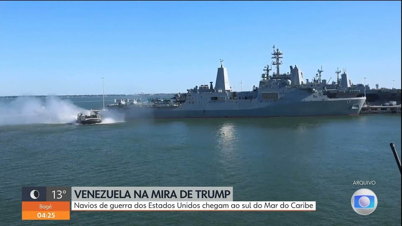 Guiana apoia mobilização dos EUA no Caribe, e Venezuela a acusa de incentivar 'frente de guerra'