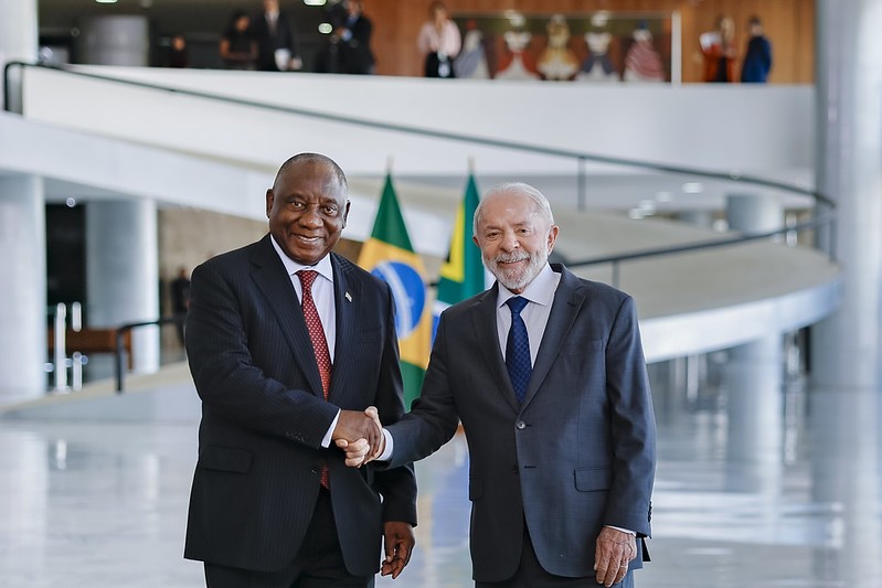 Lula menciona similaridades entre Brasil e África do Sul e diz que se países não se prepararem, podem ser invadidos