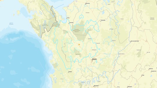 Terremoto de magnitude 5,7 atinge norte da Colômbia, diz agência - O tremor ocorreu a 10 km de profundidade na região.