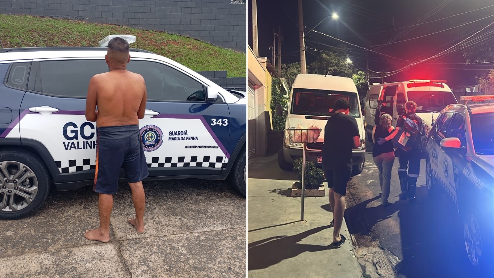 Homem é preso após agredir filho com panela de pressão e esfaquear mão da mulher em Valinhos