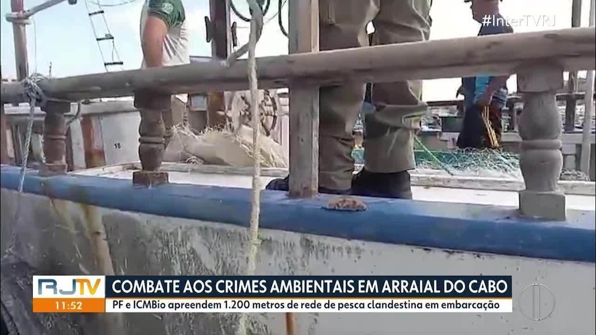 Polícia Federal e ICMBio realizam operação contra crime ambiental na Reserva Extrativista Marinha em Arraial do Cabo