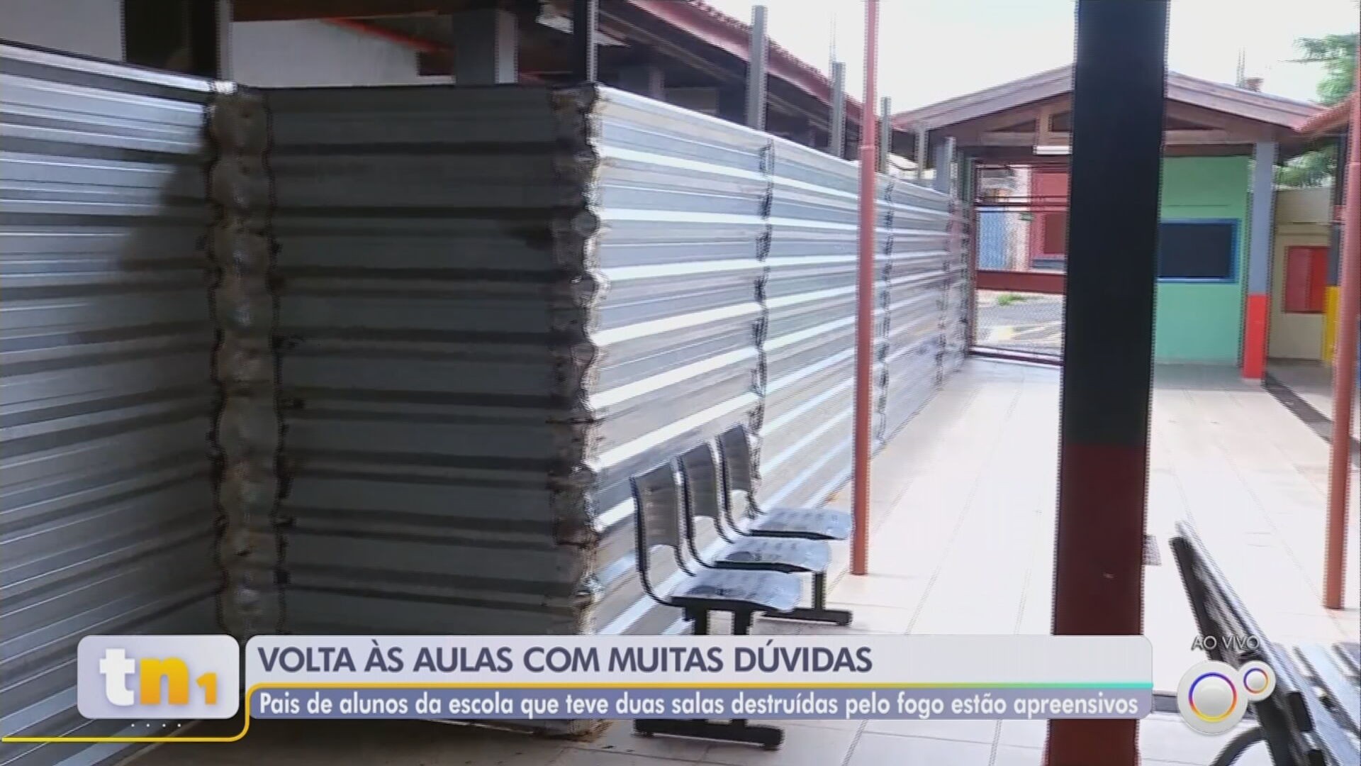 Após quase um ano de incêndio, escola em Bauru ainda tem escombros e não foi reconstruída