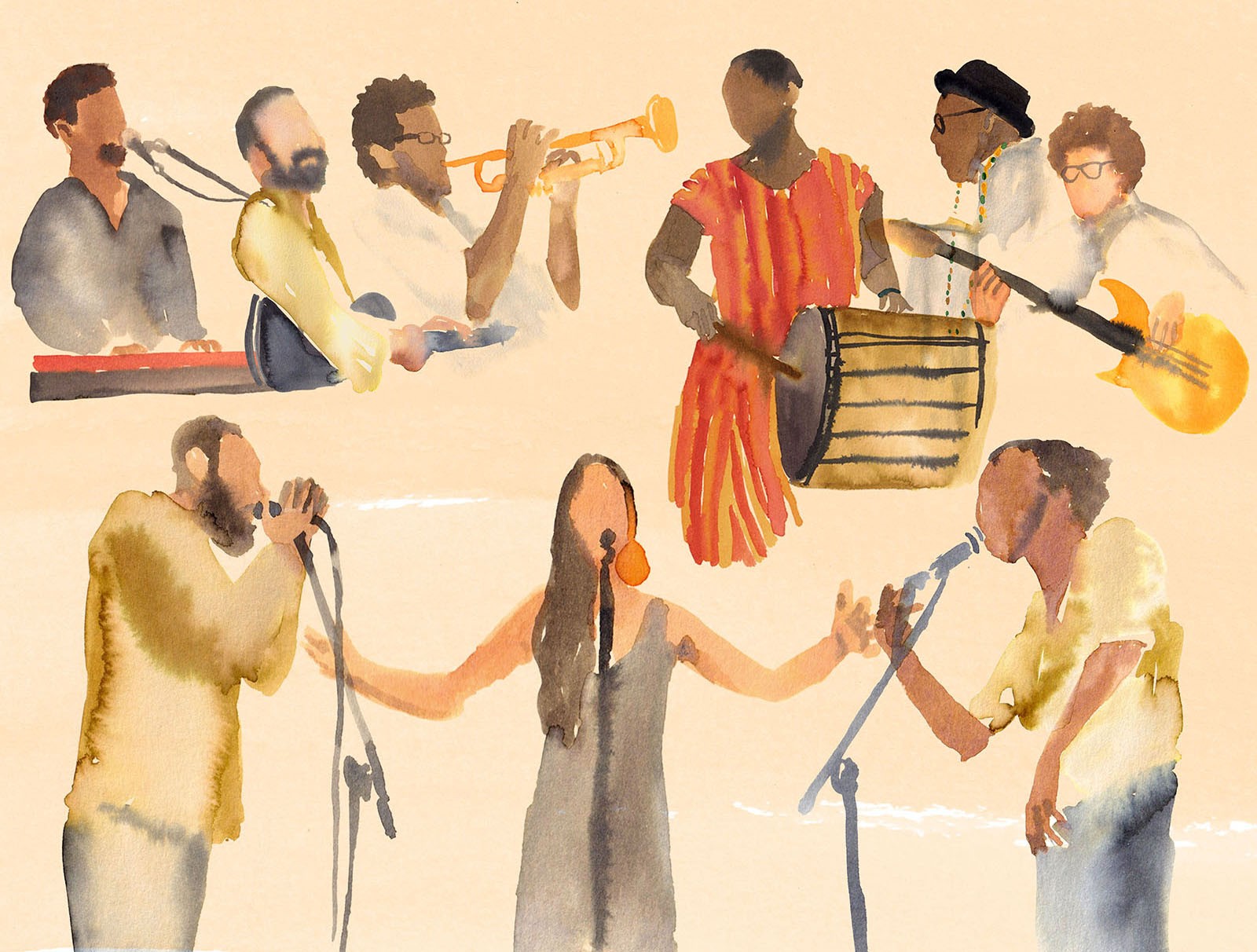 Projeto carioca Pra Gira Girar reverbera em álbum a obra do trio baiano Tincoãs