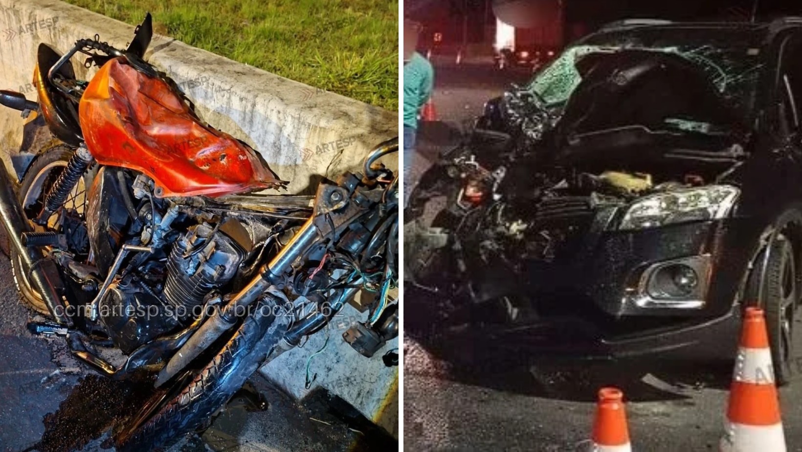 Imagem ilustrativa sobre Acidente na Rodovia dos Tamoios deixa duas mortes e três feridos