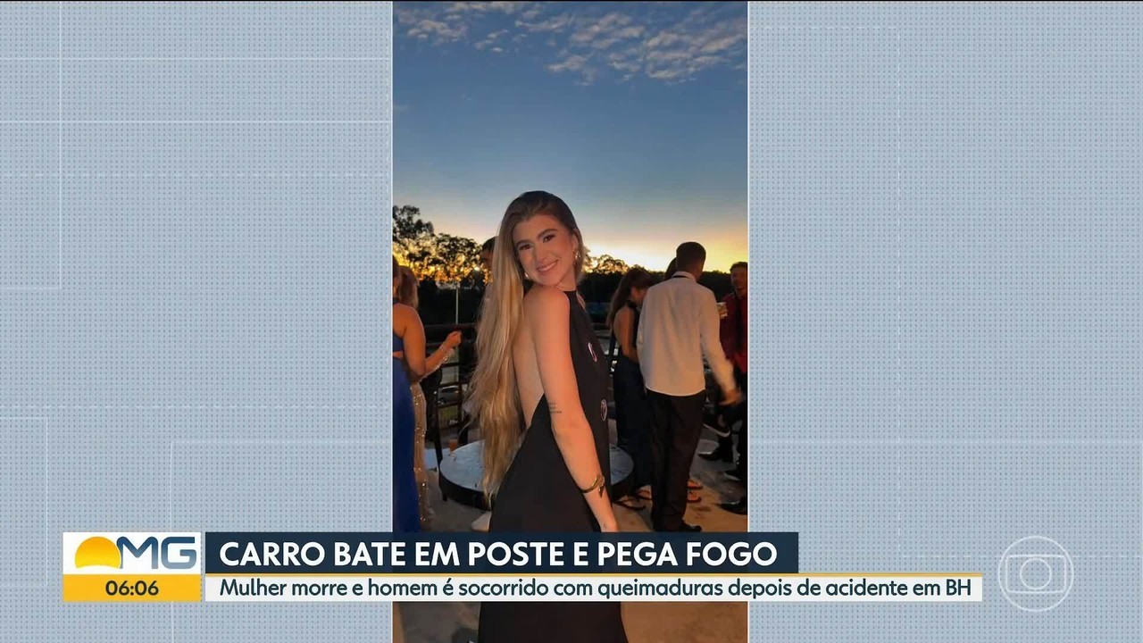Jovem morta em acidente de trânsito em BH era estagiária da TV Record; editor de imagem também ficou ferido