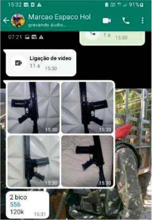 Conversas de TH com traficantes têm negociação de fuzis e de cordão de R$ 138 mil