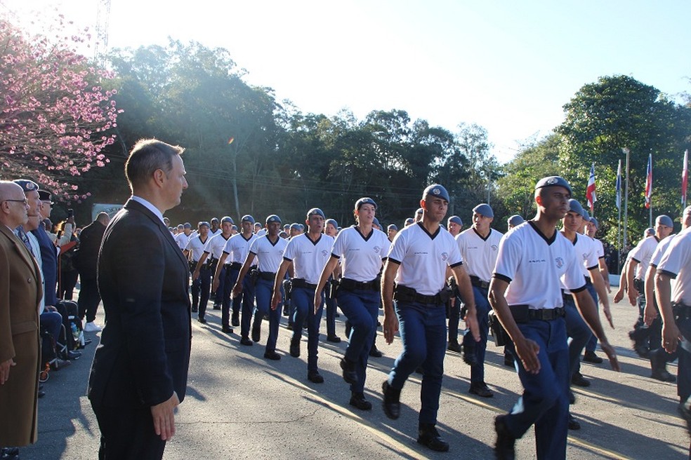 Estado formou 105 novos soldados de 2ª classe em junho — Foto: Divulgação/SSP SP